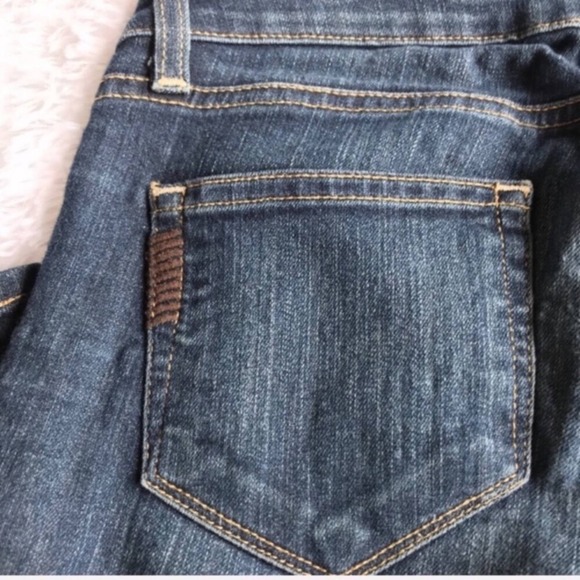 PAIGE Peg Skinny Jeans Denim Blue Women's Sz 26 Pants Slim 5 Pocket Zip Up Fly - Picture 5 of 8